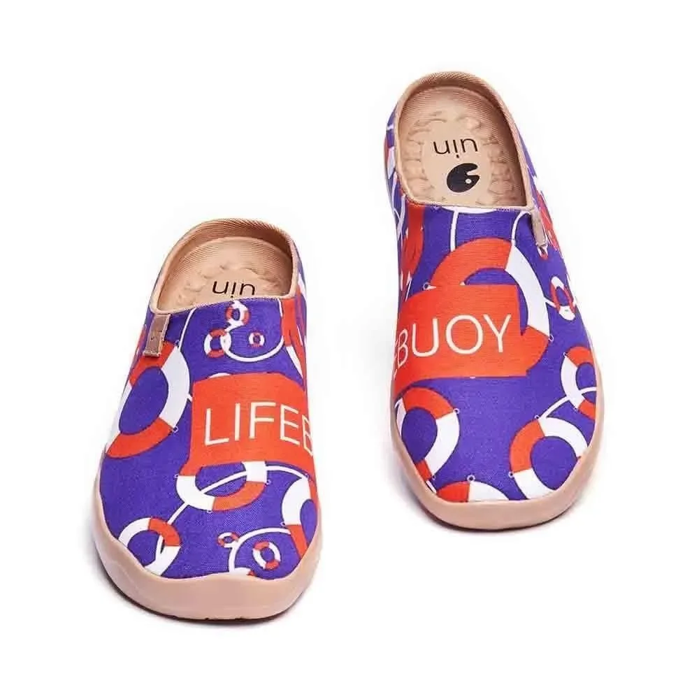UIN Men's Slipper Mules Walking Casual Travel Shoes (Lifebuoy Slipper) New No Bo